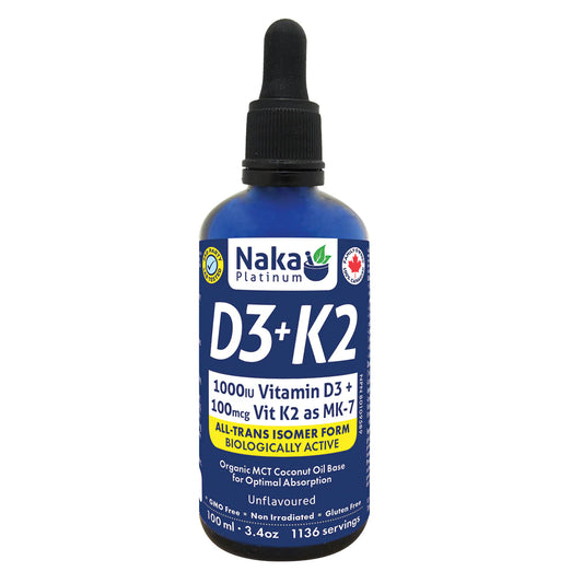 Naka D3+K2 in MCT oil (100 ml)
