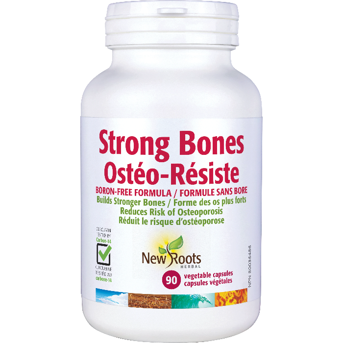 New Roots Strong Bones Boron-Free Formula (180 caps)