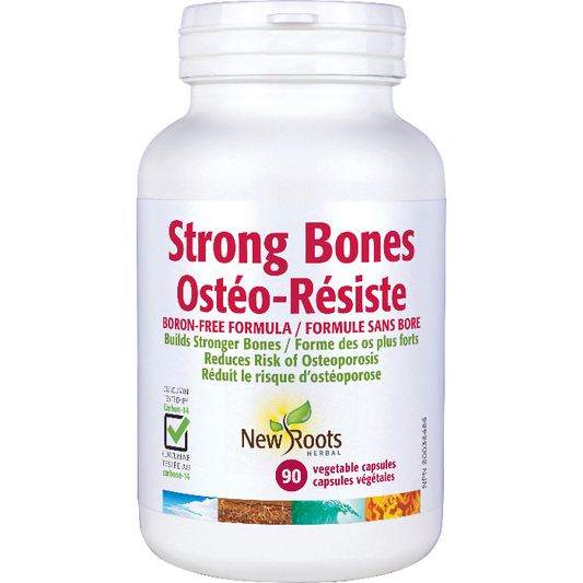 New Roots Strong Bones Boron-Free Formula (180 caps)